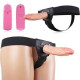 Love Honey Hollow Dong Strapon Belt Dildo Vibrator SO20